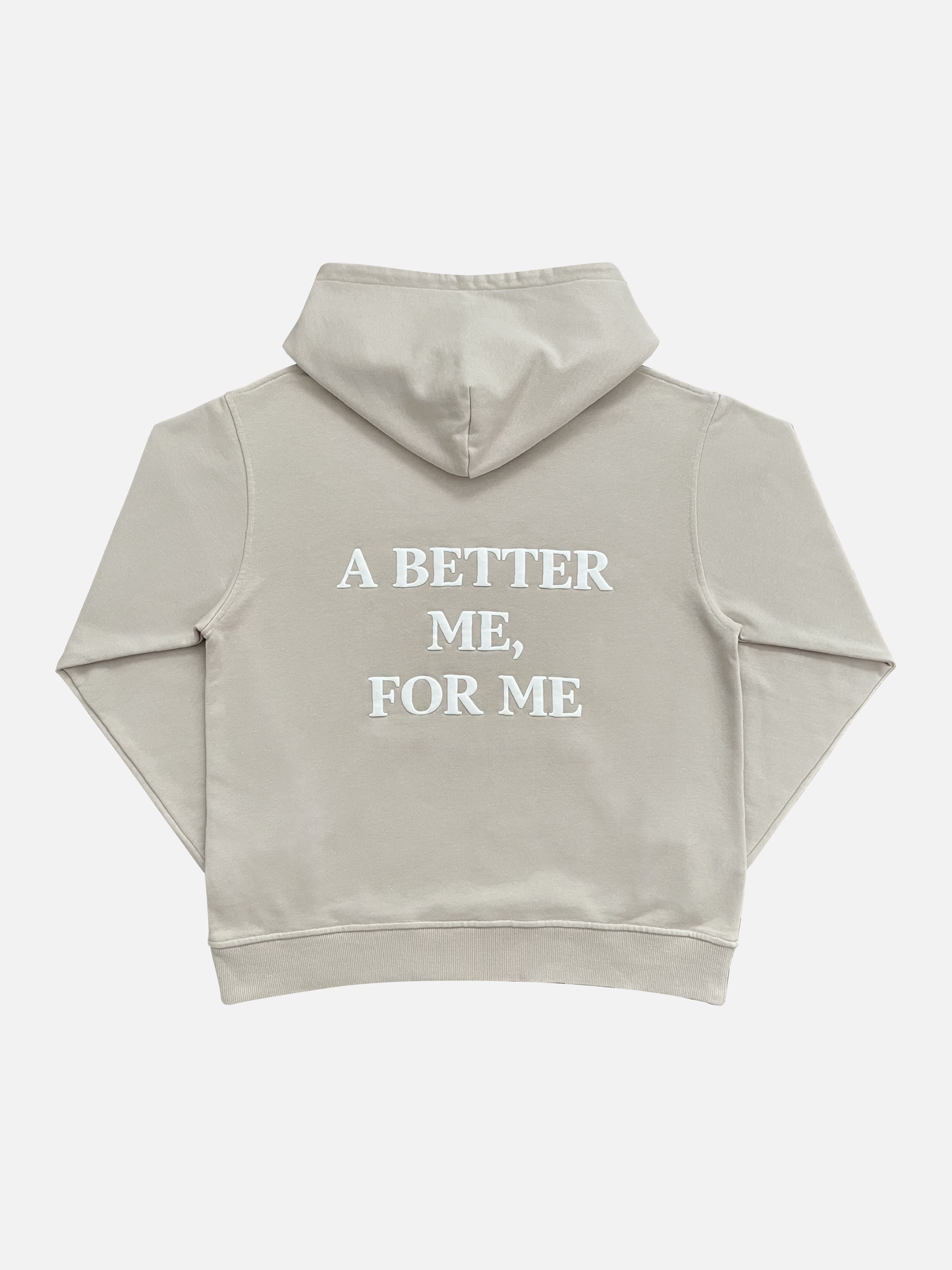 A BETTER ME, FOR ME HOODIE - CREAM